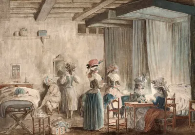 The Toilet Of The Ladies In Waiting