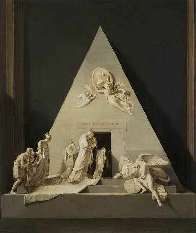 The Tomb Of Maria Christina Of Austria By Antonio Canova
