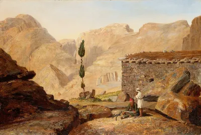 The Top Of Mount Sinai With The Chapel Of Elijah