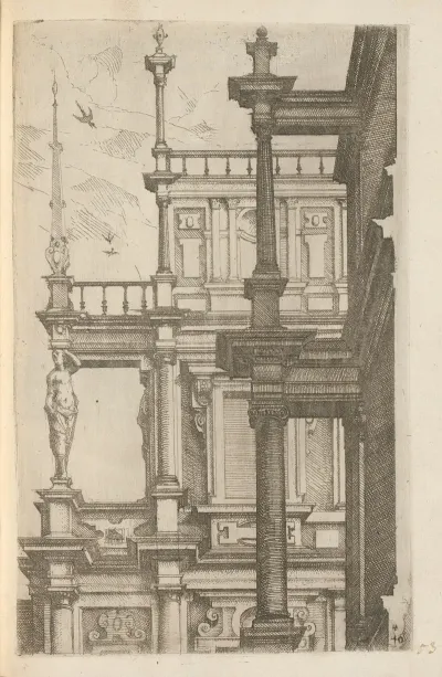 The Top Two Floors Of An Articulated Wall In The Composite Order Decorated With Niches