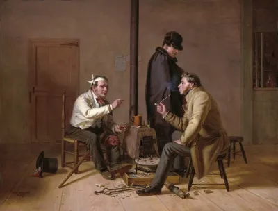 The Tough Story Scene In A Country Tavern
