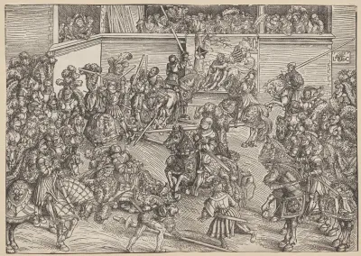 The Tournament With Sampson And The Lion