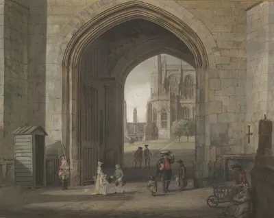 The Tower Gate At Windsor Castle