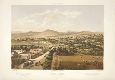 The Town Of Tacubaya Taken From Chapultepec
