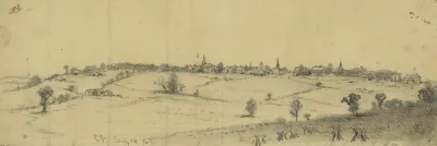 The Town Of Warrenton Va From The East