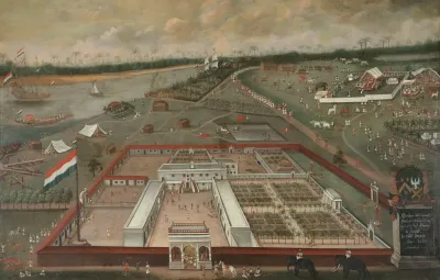 The Trading Post Of The Dutch East India Company In Hooghly Bengal