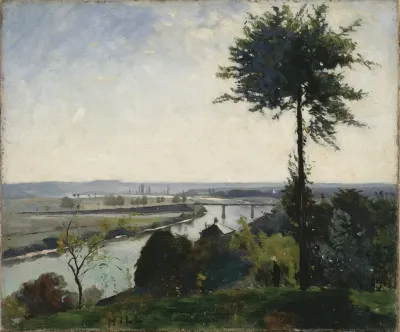 The Tree And The River Iii The Seine At Bois Le Roi