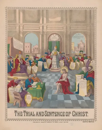 The Trial And Sentence Of Christ