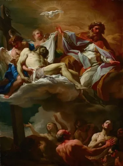The Trinity With Souls In Purgatory
