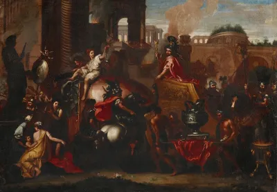 The Triumph Of Alexander The Great In Babylon