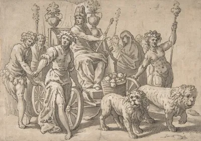 The Triumph Of Cybele After Paolo Fiammingos Triumph Of Earth