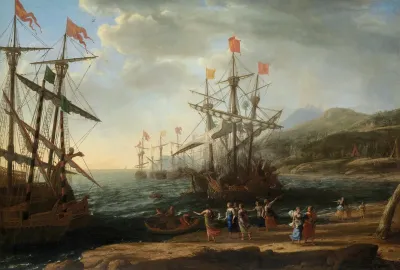 The Trojan Women Setting Fire To Their Fleet