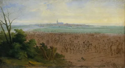 The Troops Of Louis Xiv Before Naarden 20 July 1672