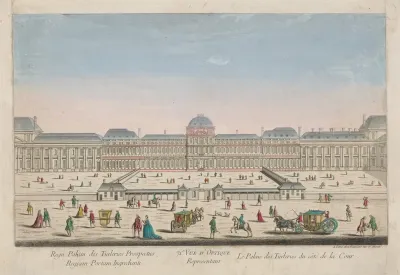 The Tuileries Palace On The Side Of The Court