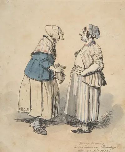 The Two Gossips Les Deux Commeres