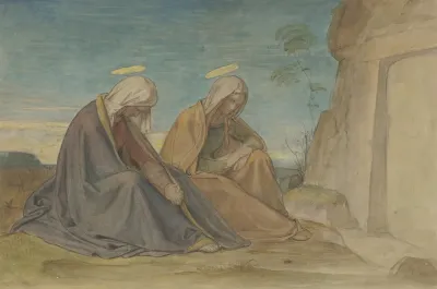 The Two Marys At The Grave