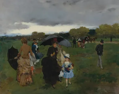 The Upcoming Storm On The Bois De Boulogne
