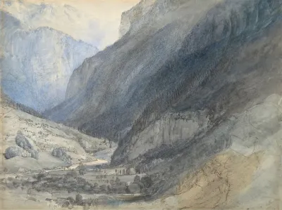 The Valley Of Lauterbrunnen Switzerland