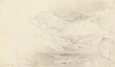 The Valley Of Nant Ffrancon Caernarvonshire