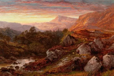 The Valley Of The Lleder North Wales