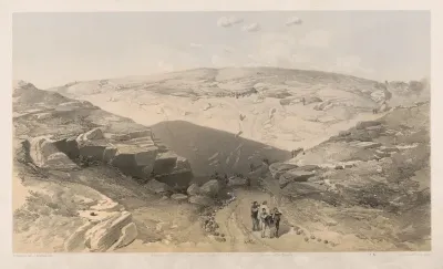 The Valley Of The Shadow Of Death Caves In The Woronzoff Road Behind The 21 Gun Battery