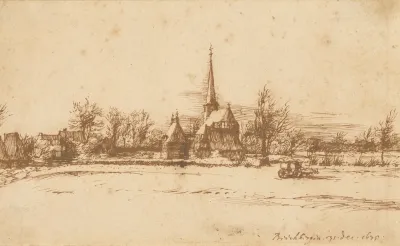 The Village Of Beekbergen In Winter