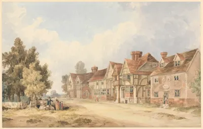 The Village Of Chiddingstone Kent