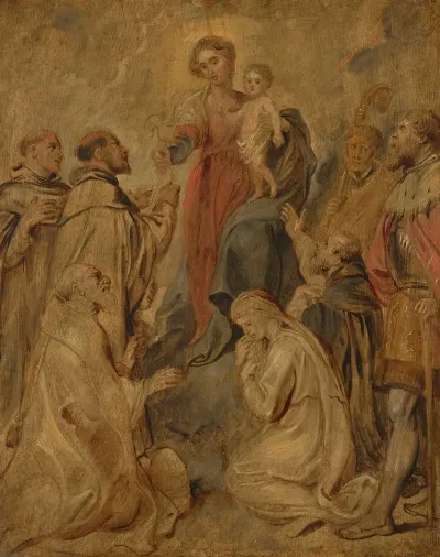The Virgin And Child Of The Rosary