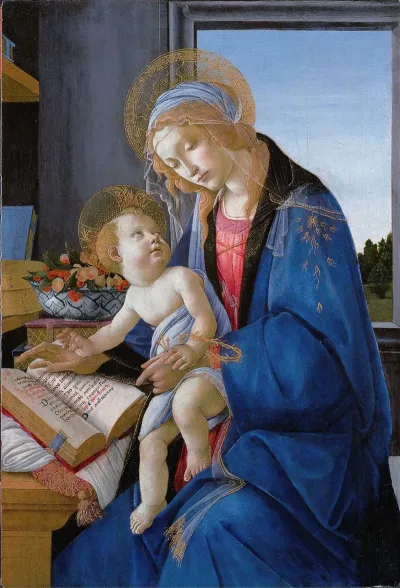 The Virgin And Child The Madonna Of The Book