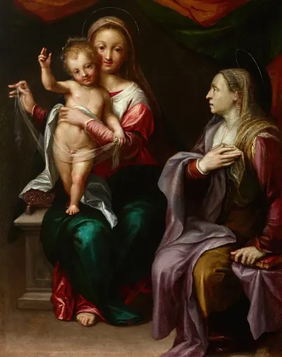 The Virgin And Child With Saint Anne 2