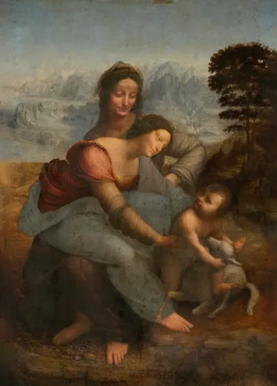 The Virgin And Child With St Anne
