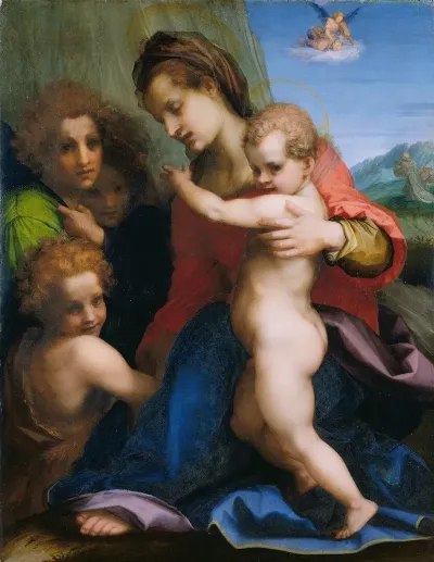 The Virgin And Child With The Infant Baptist