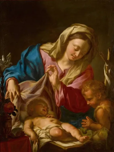 The Virgin And Child With The Infant Saint John The Baptist 3