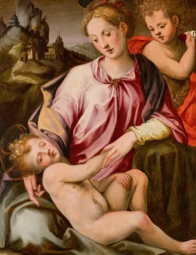 The Virgin And Child With The Young Saint John The Baptist