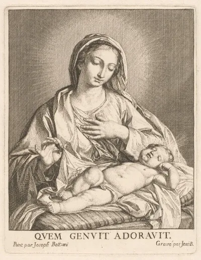 The Virgin And Sleeping Child
