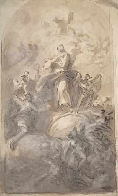 The Virgin Immaculate In Glory