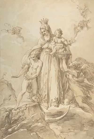 The Virgin Immaculate With The Christ Child