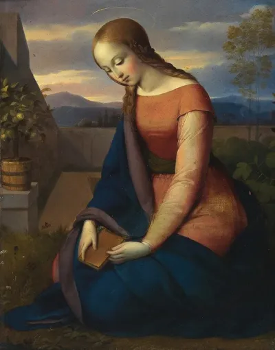 The Virgin Mary In The Hortus Conclusus