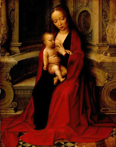 The Virgin Nursing The Christ Child 2
