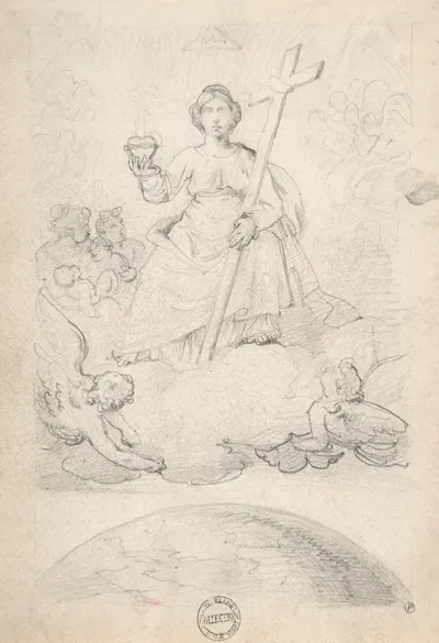 The Virgin Of The Sacred Heart