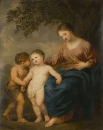 The Virgin The Christ Child And St John