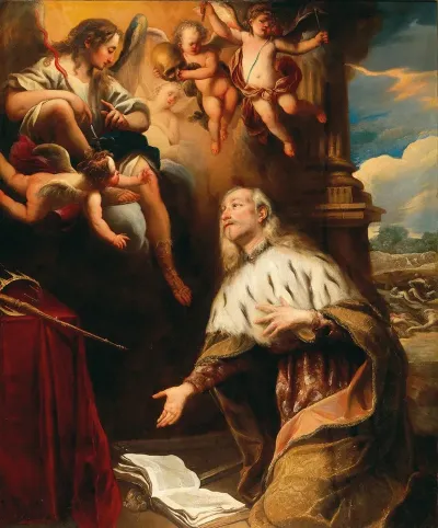 The Vision Of Saint Louis Ix Of France