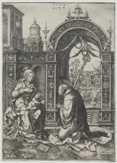 The Vision Of St Bernard