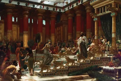 The Visit Of The Queen Of Sheba To King Solomon