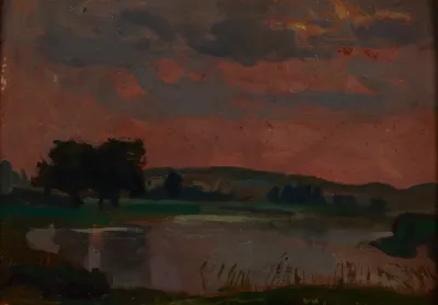 The Vistula In The Twilight