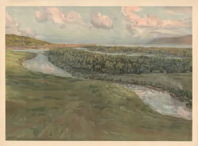 The Volga And The Zhiguli Mountains