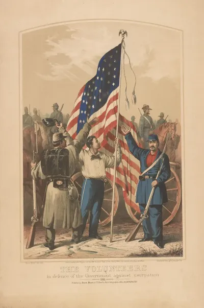The Volunteers In Defence Of The Government Against Usurpation 1861 2