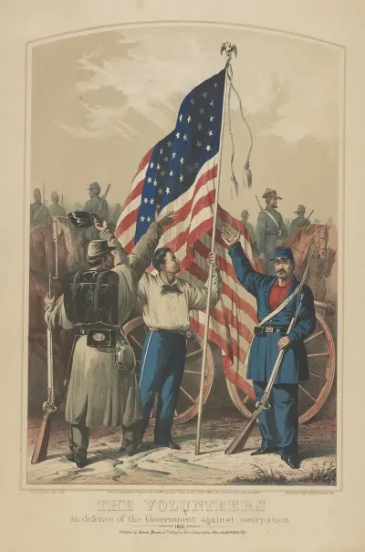 The Volunteers In Defence Of The Government Against Usurpation 1861