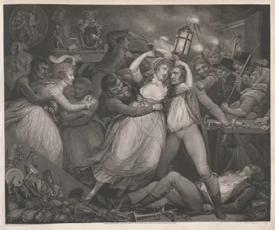 The Wanton Revelling With Her Companions