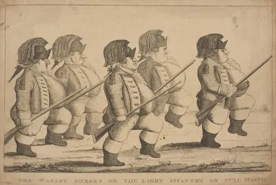The Warley Heroes Or The Light Infantry On Full March